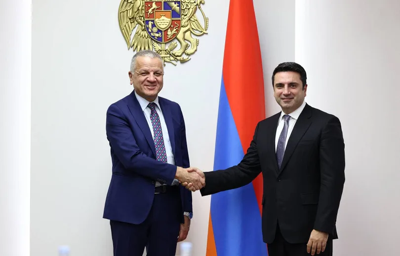 Alen Simonian and Vasilis Maraghos Discuss Agenda Issues of Armenia-EU Relations