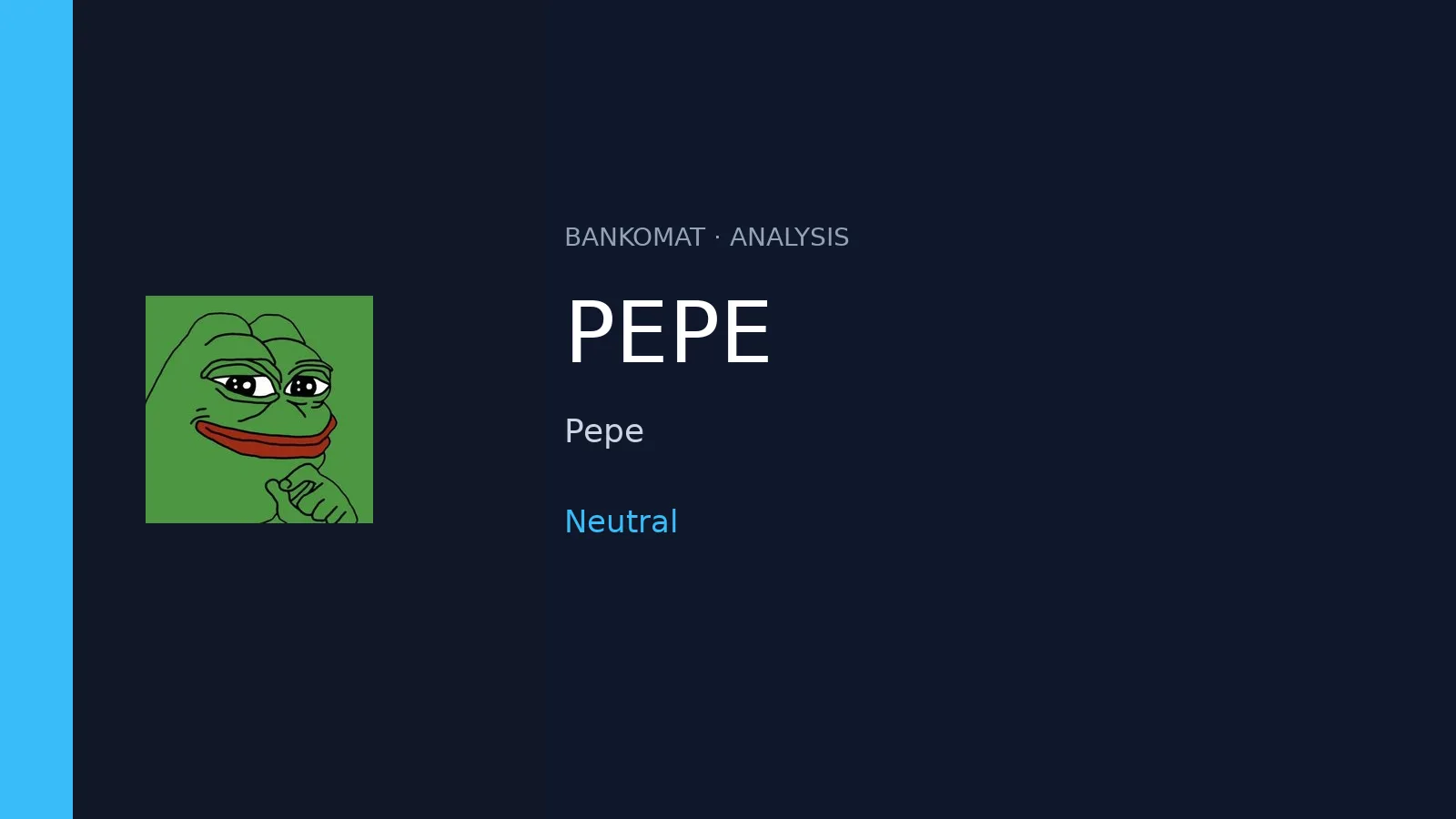 PEPE price analysis: neutral setup with mixed technical signals