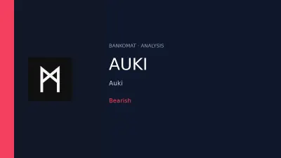 AUKI Faces Pressure Despite a Short-Term Bounce