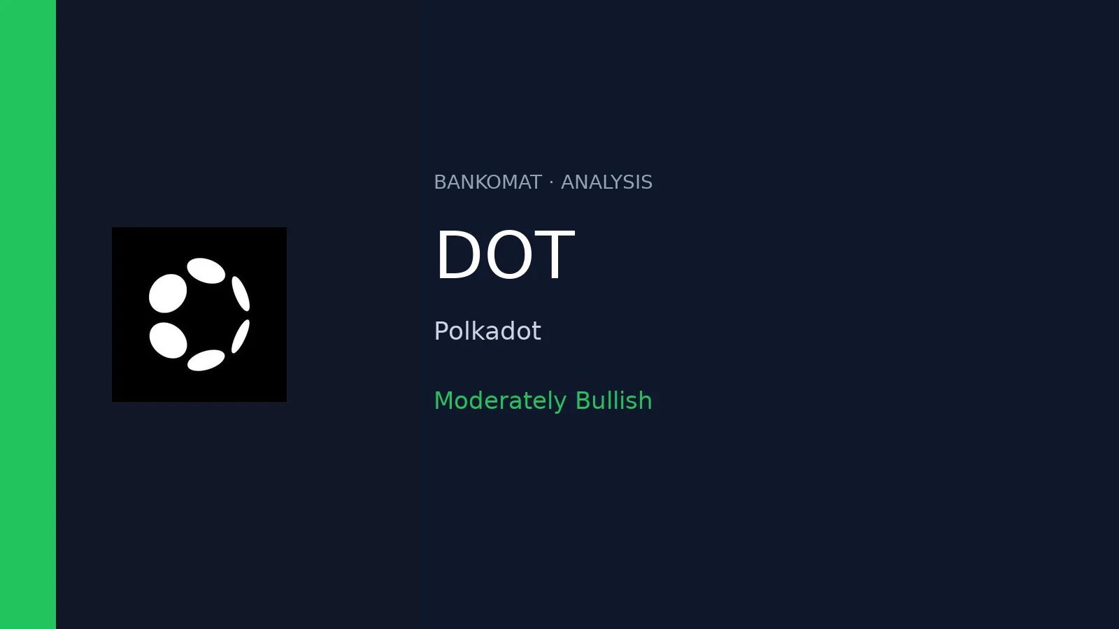 Polkadot (DOT) price analysis: a moderately bullish setup
