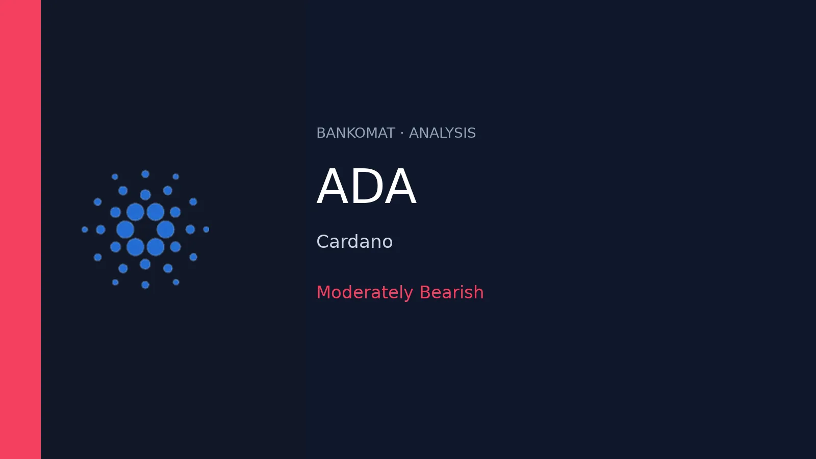 Cardano (ADA) գնի տեսություն․ ճնշումը դեռ պահպանվում է