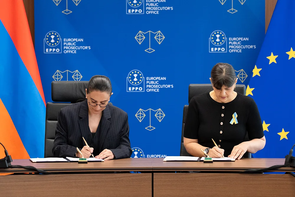 Armenian and European prosecutors sign cooperation arrangement