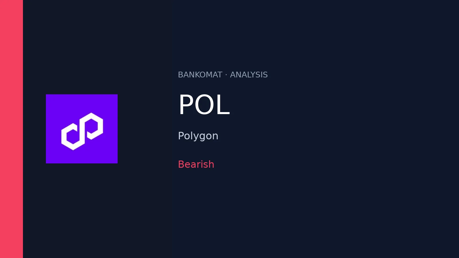 Анализ цены Polygon (POL): bearish-сценарий при уверенности 68%