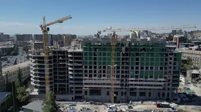 Construction progress presented at Gyurjyan Cascade and Firdus Prime Residence