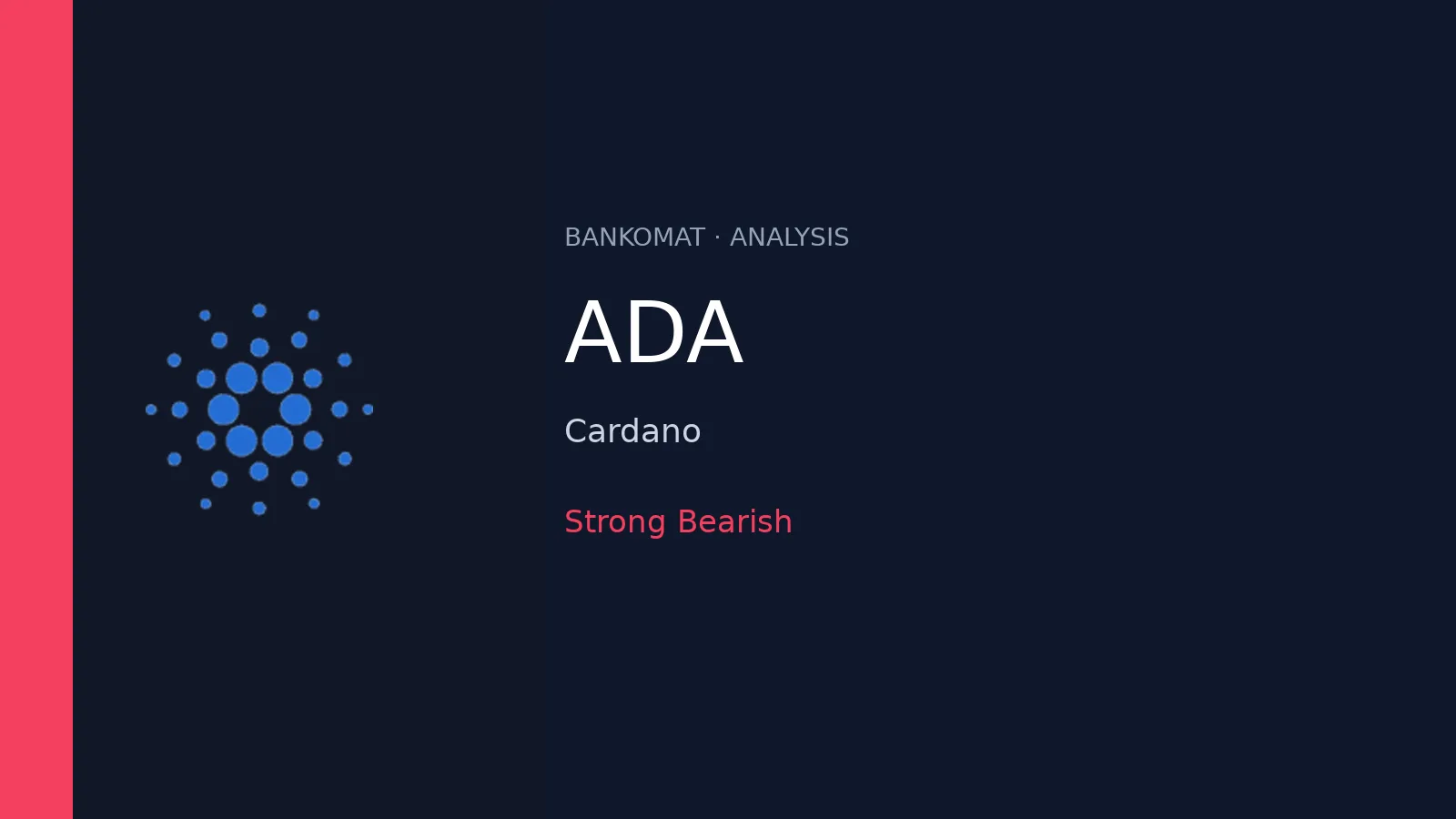 Cardano (ADA) տեխնիկական պատկերը մնում է ուժեղ արջային