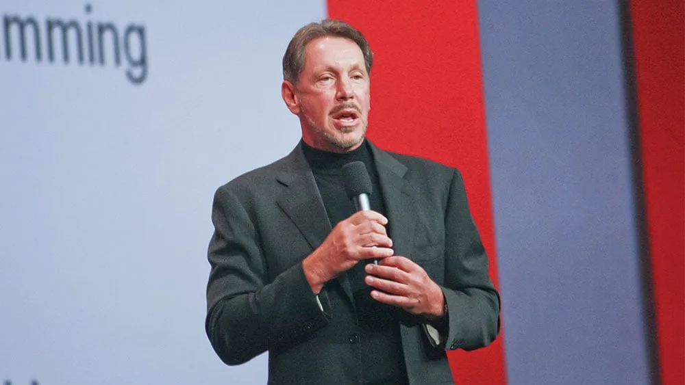 Oracle shares fall after Larry Ellison cancels stock sale plan