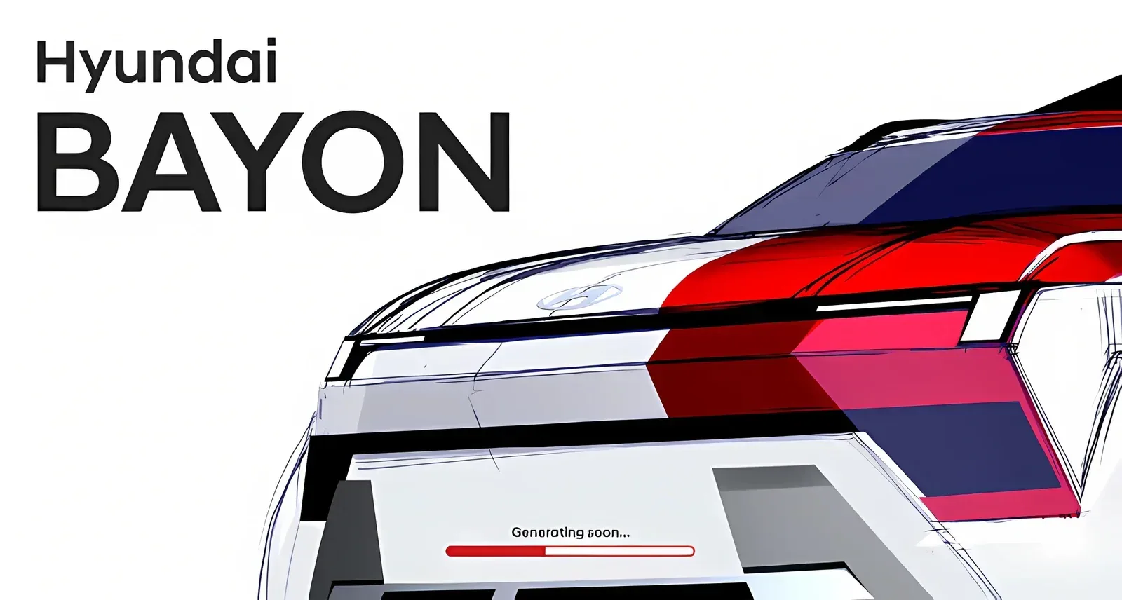 Hyundai-ը ցույց է տվել նոր Bayon քրոսովերի էսքիզները