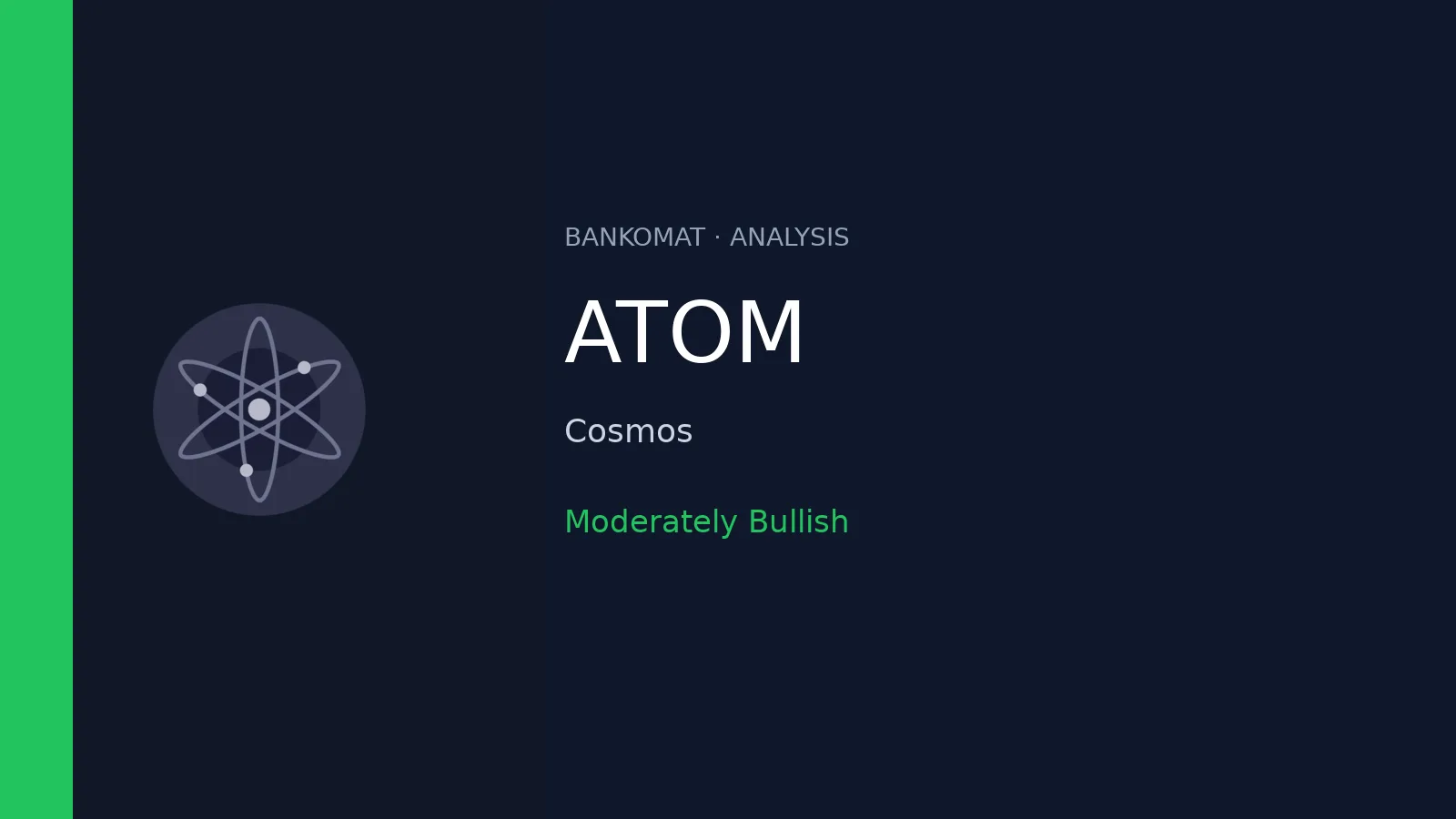 Cosmos (ATOM) technical outlook: moderately bullish setup