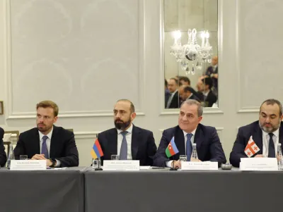 Mirzoyan joins New York talks on TRIPP and the Trans-Caspian route