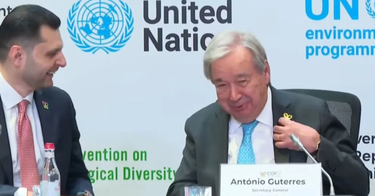 Guterres comments on corruption risk concerns over COP17 organizing costs